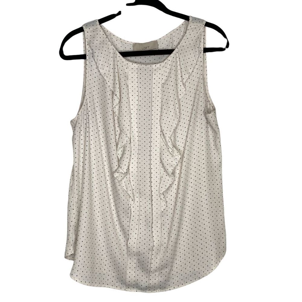 Ann Taylor LOFT Large Sleeveless Dots